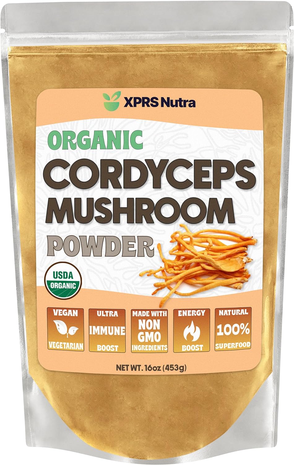 Organic Cordyceps Mushroom Powder
