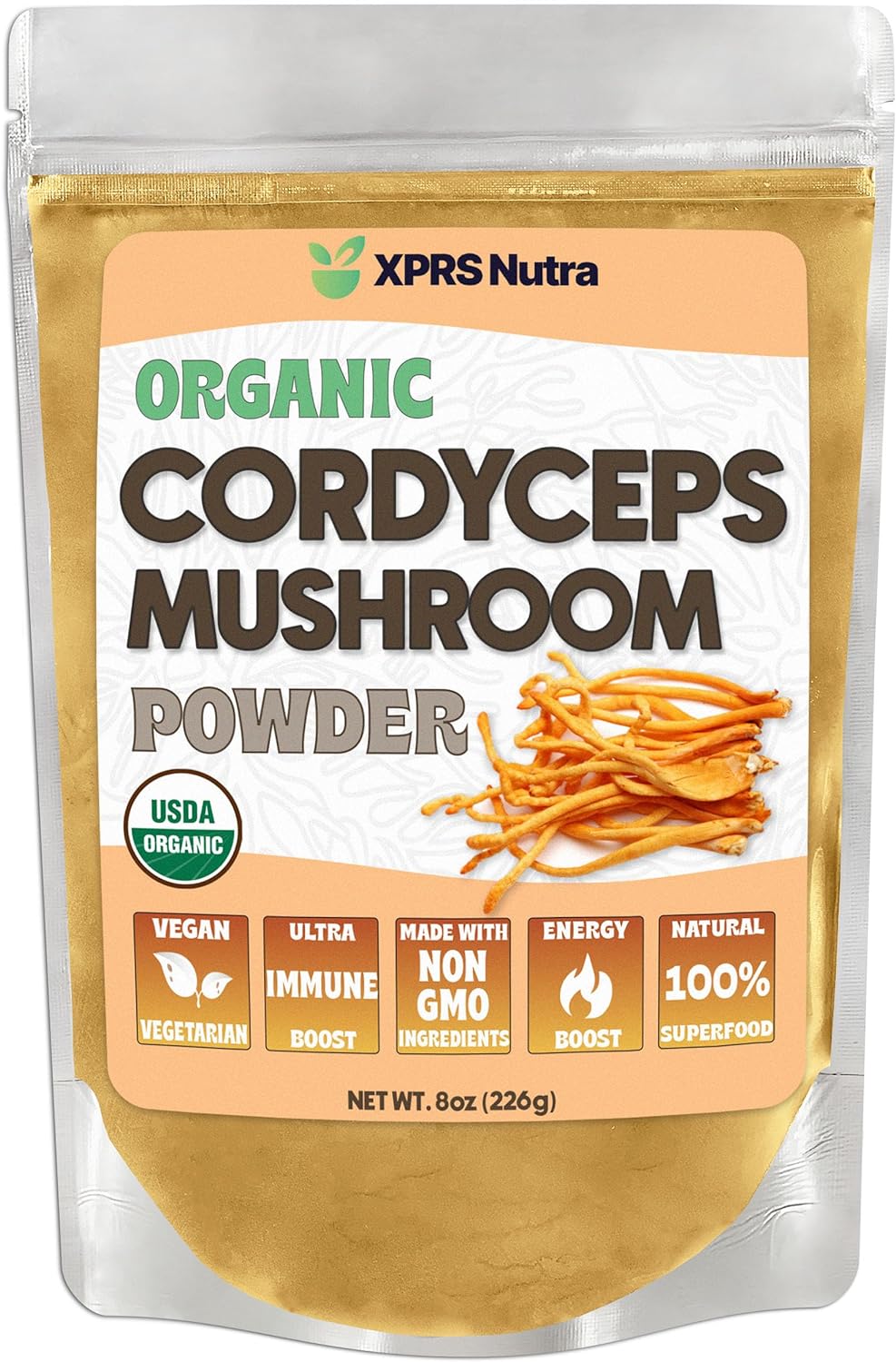 Organic Cordyceps Mushroom Powder