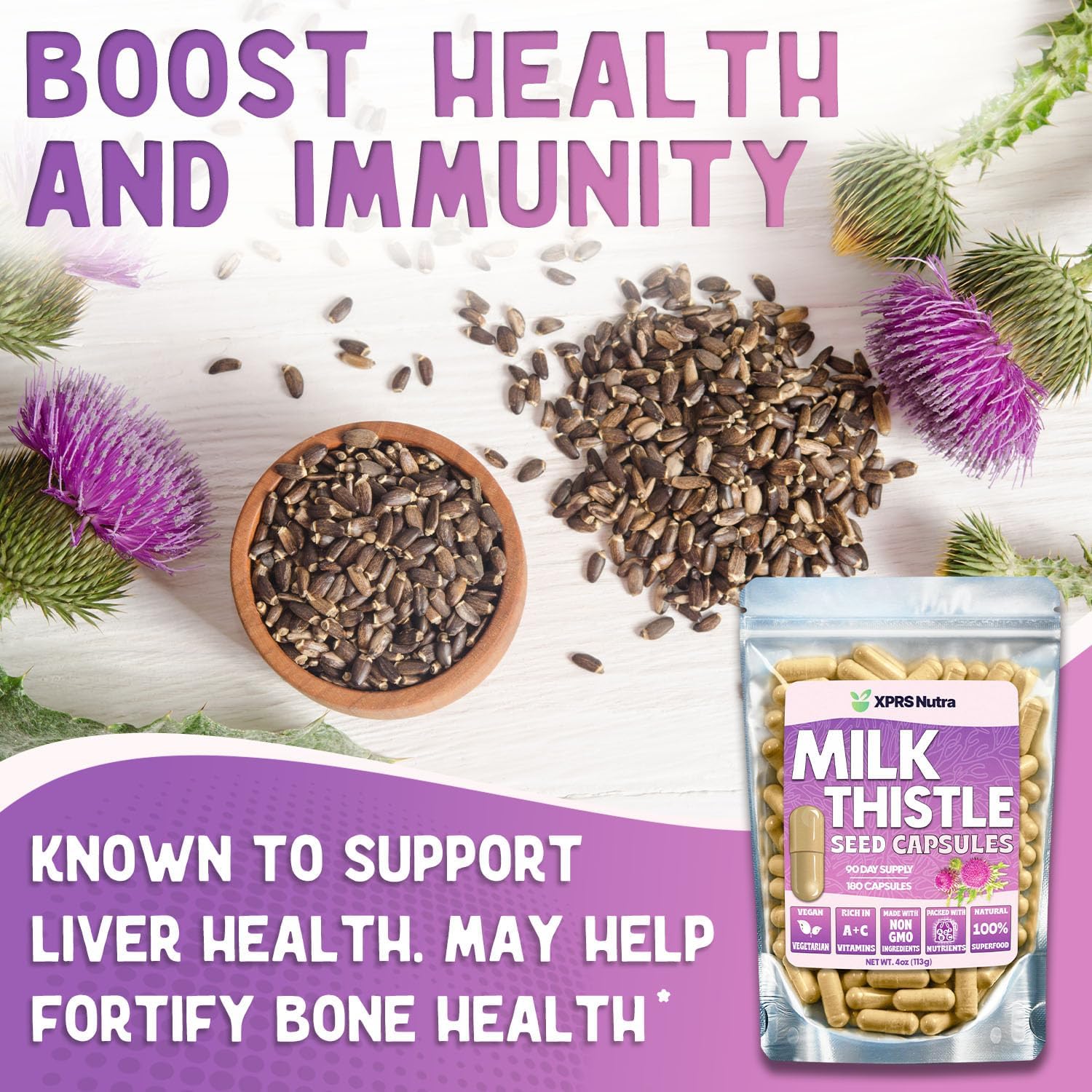 Milk Thistle Seed Capsules