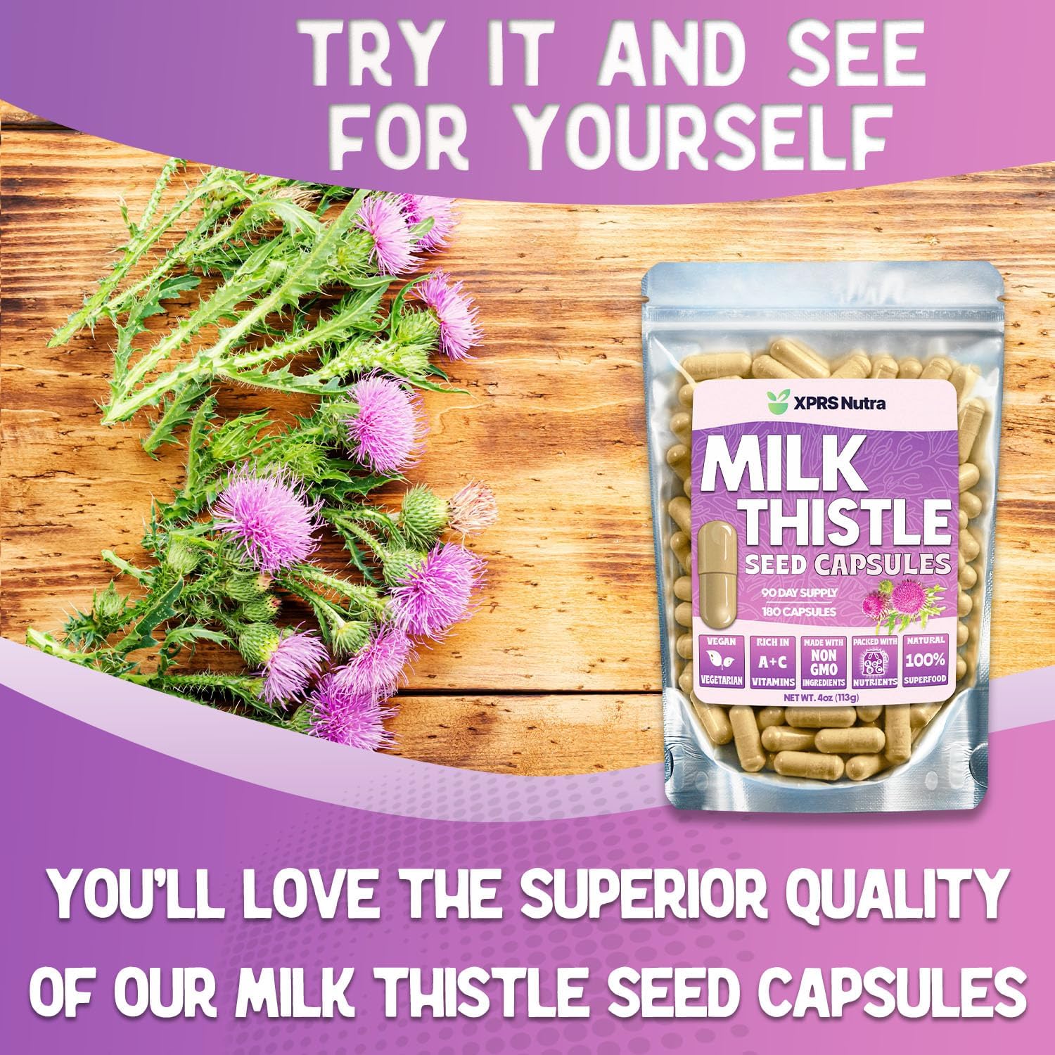 Milk Thistle Seed Capsules