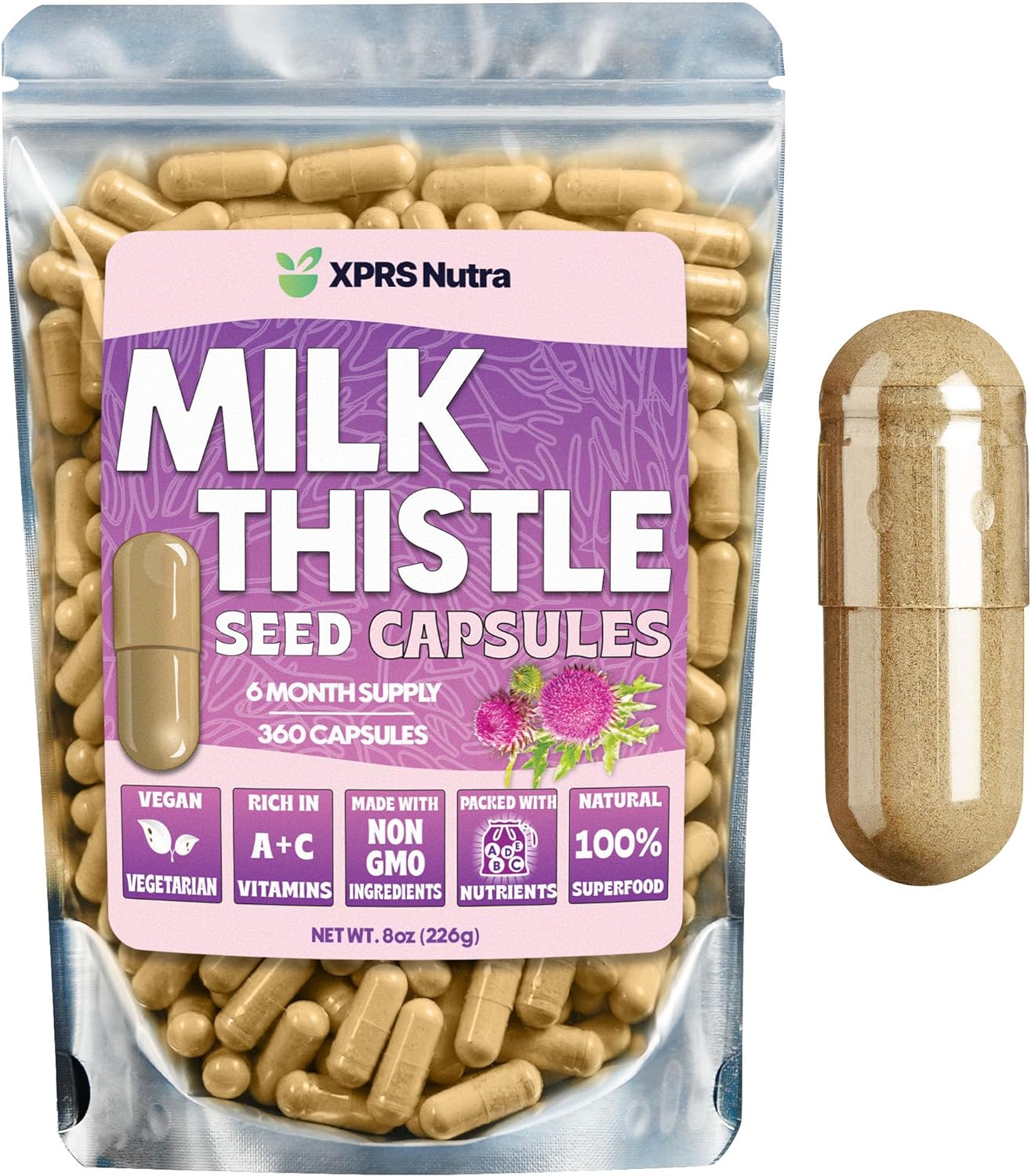 Milk Thistle Seed Capsules