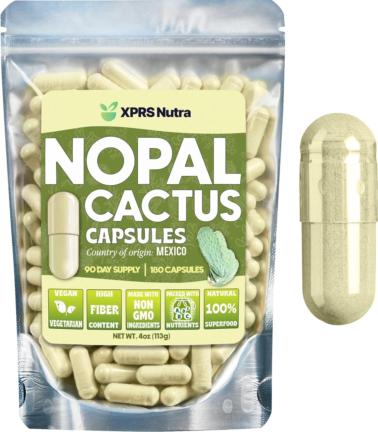 Nopal Cactus Capsules
