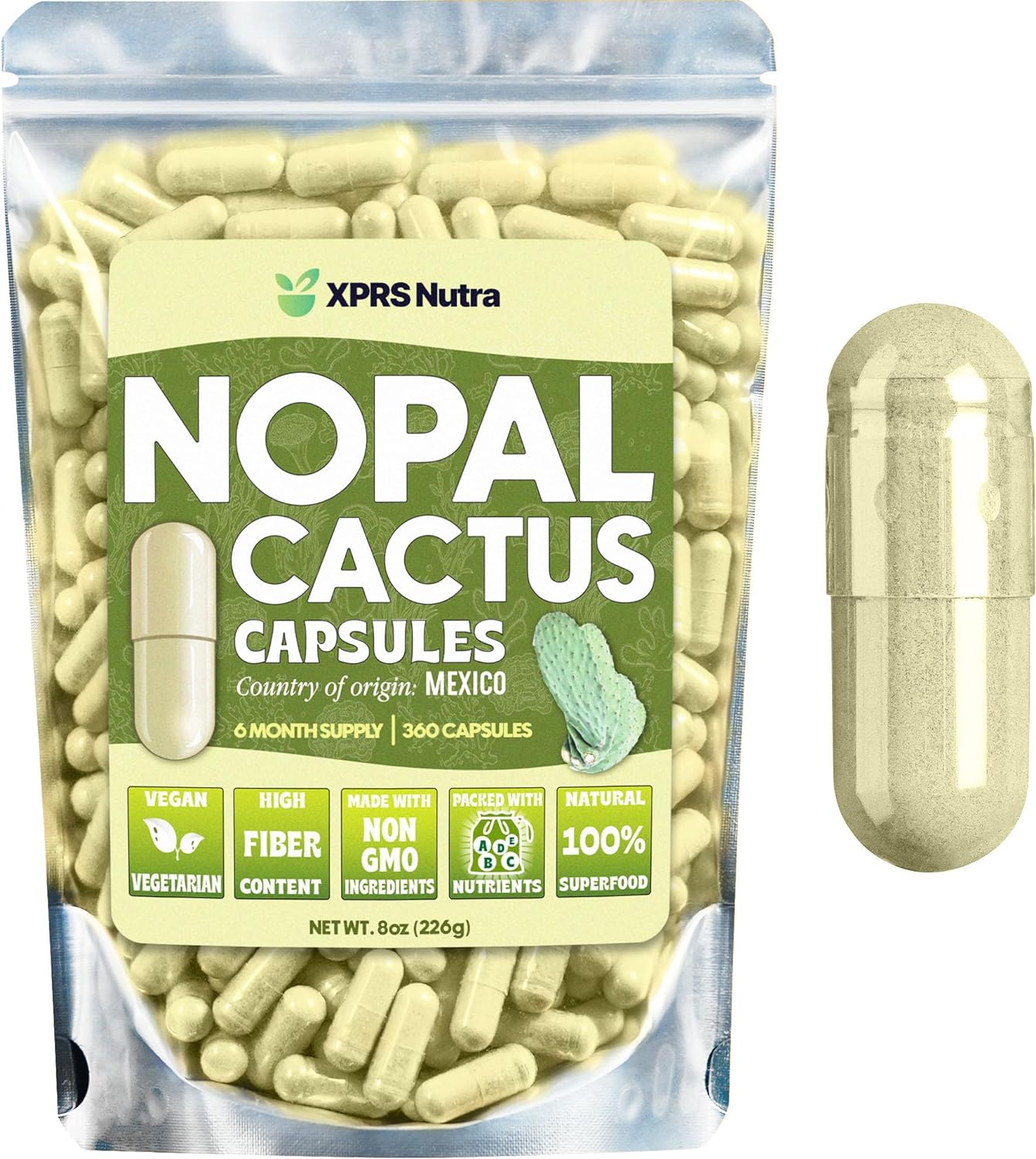 Nopal Cactus Capsules
