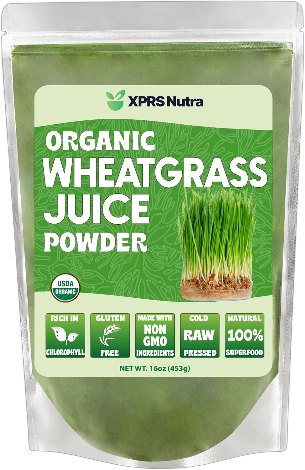 Organic Wheatgrass Juice Powder