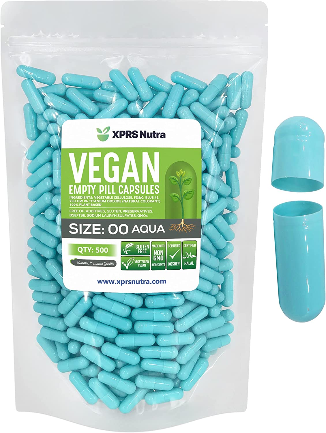Size 00 Empty Vegan Capsules