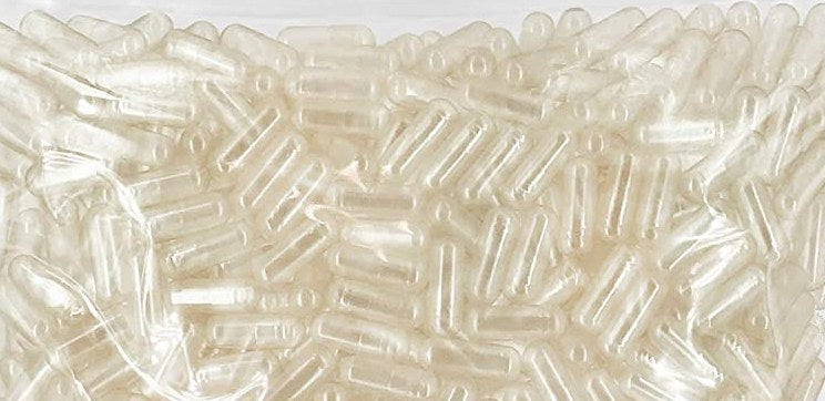 Clear Delayed Release Empty Vegan Capsules