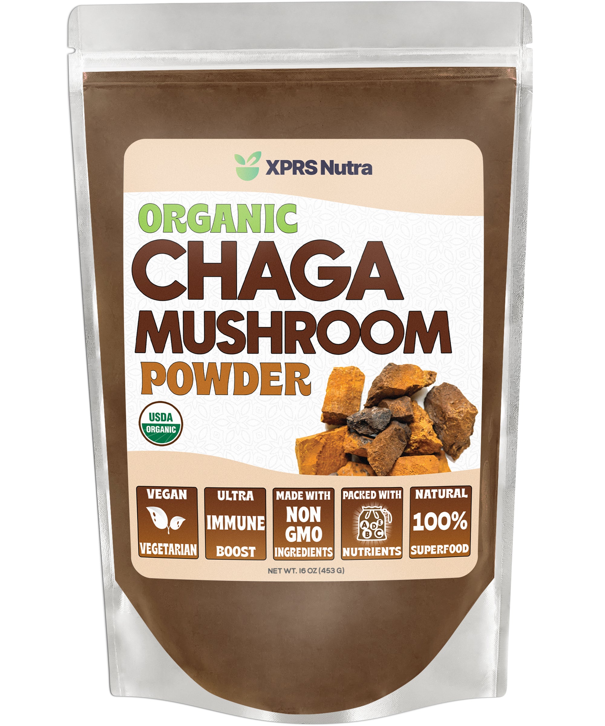 Organic Chaga Mushroom Powder