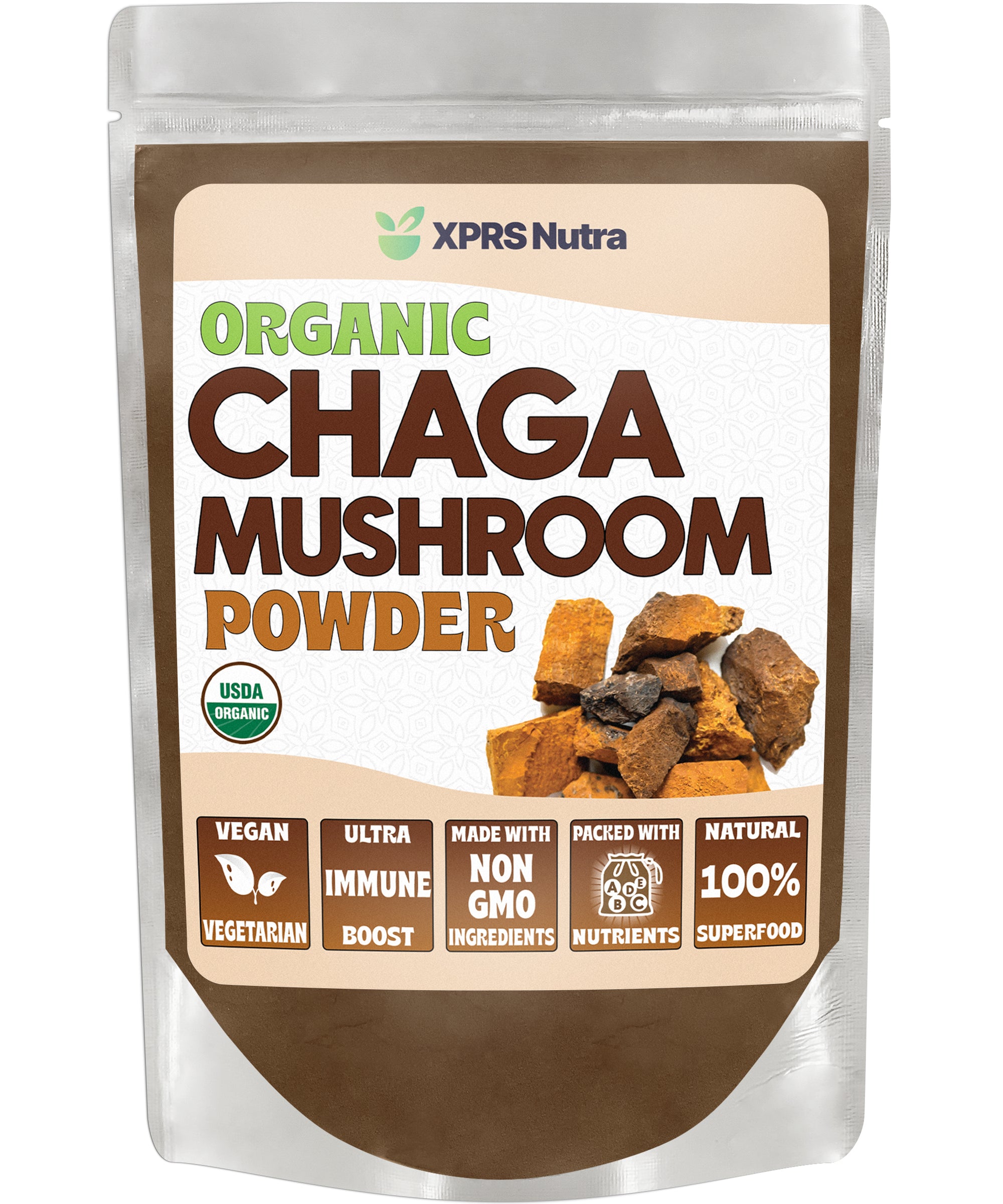 Organic Chaga Mushroom Powder