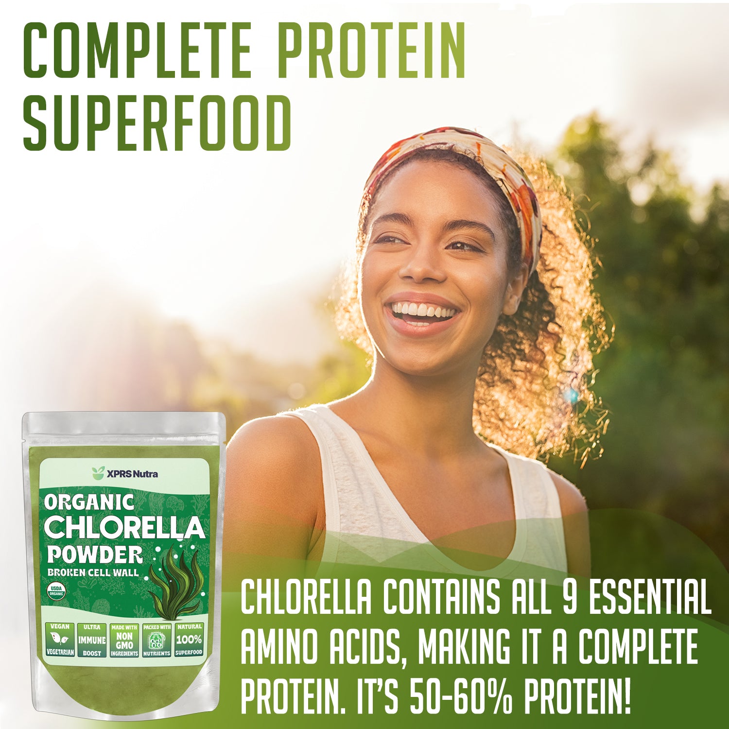 Organic Chlorella Powder