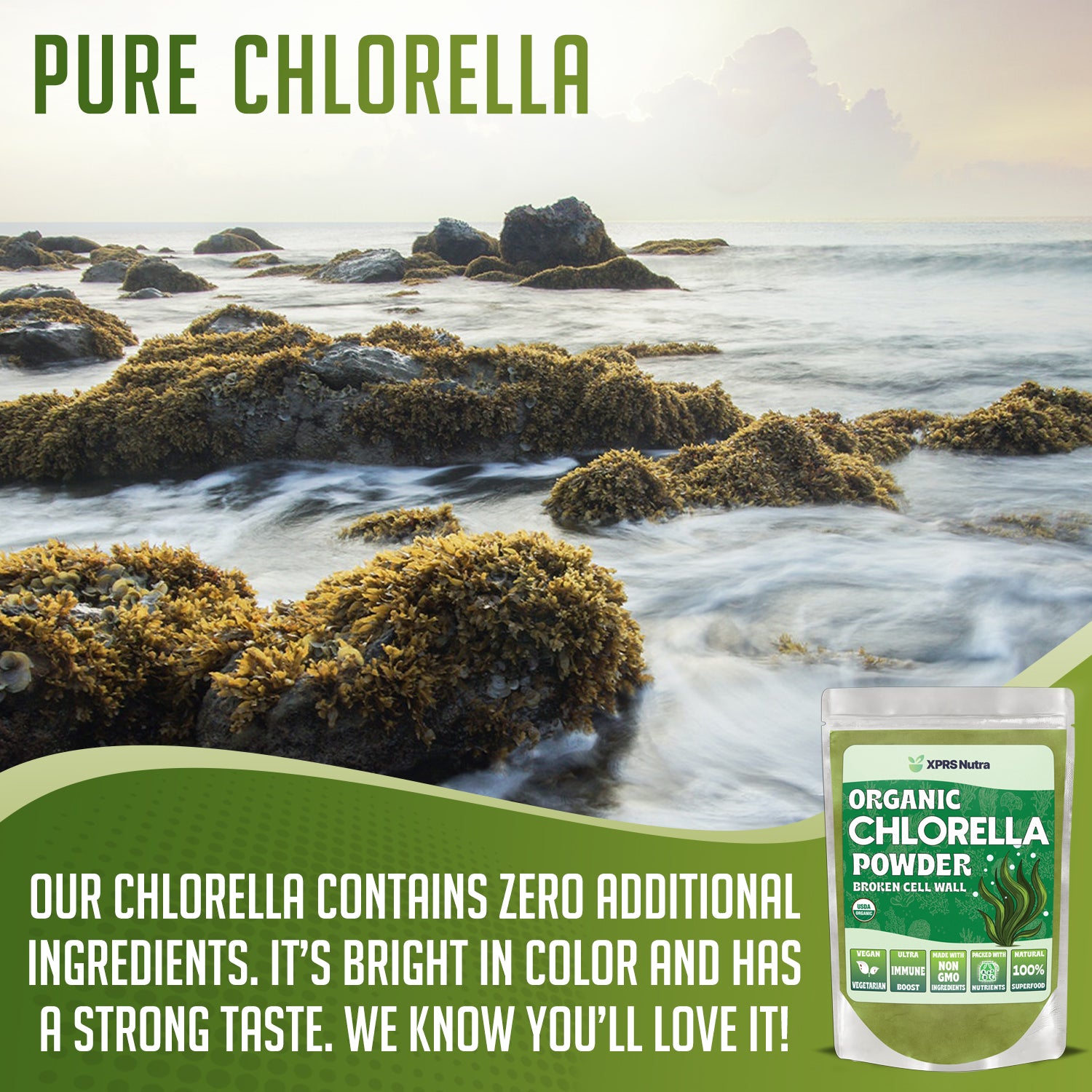 Organic Chlorella Powder