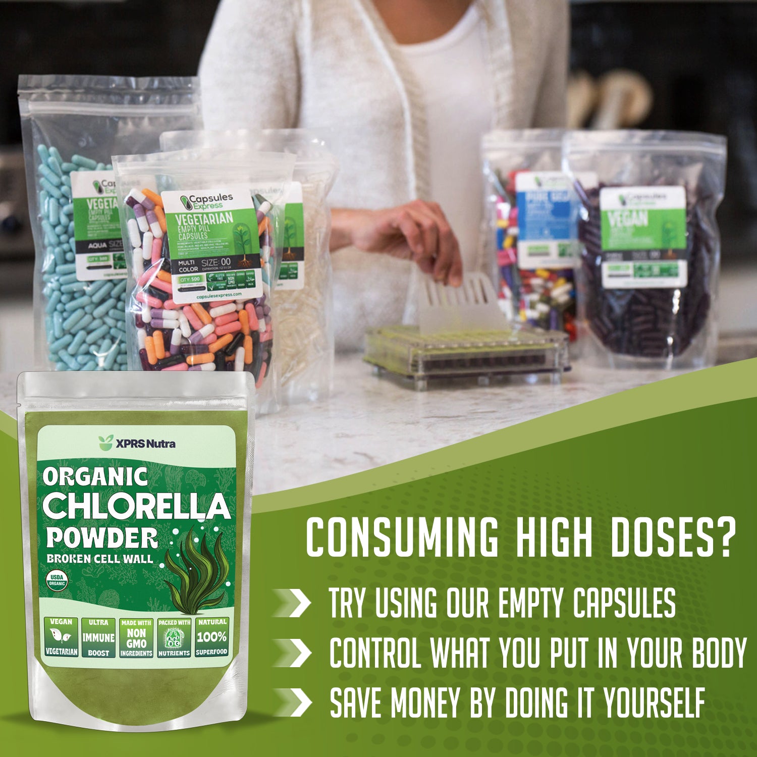 Organic Chlorella Powder