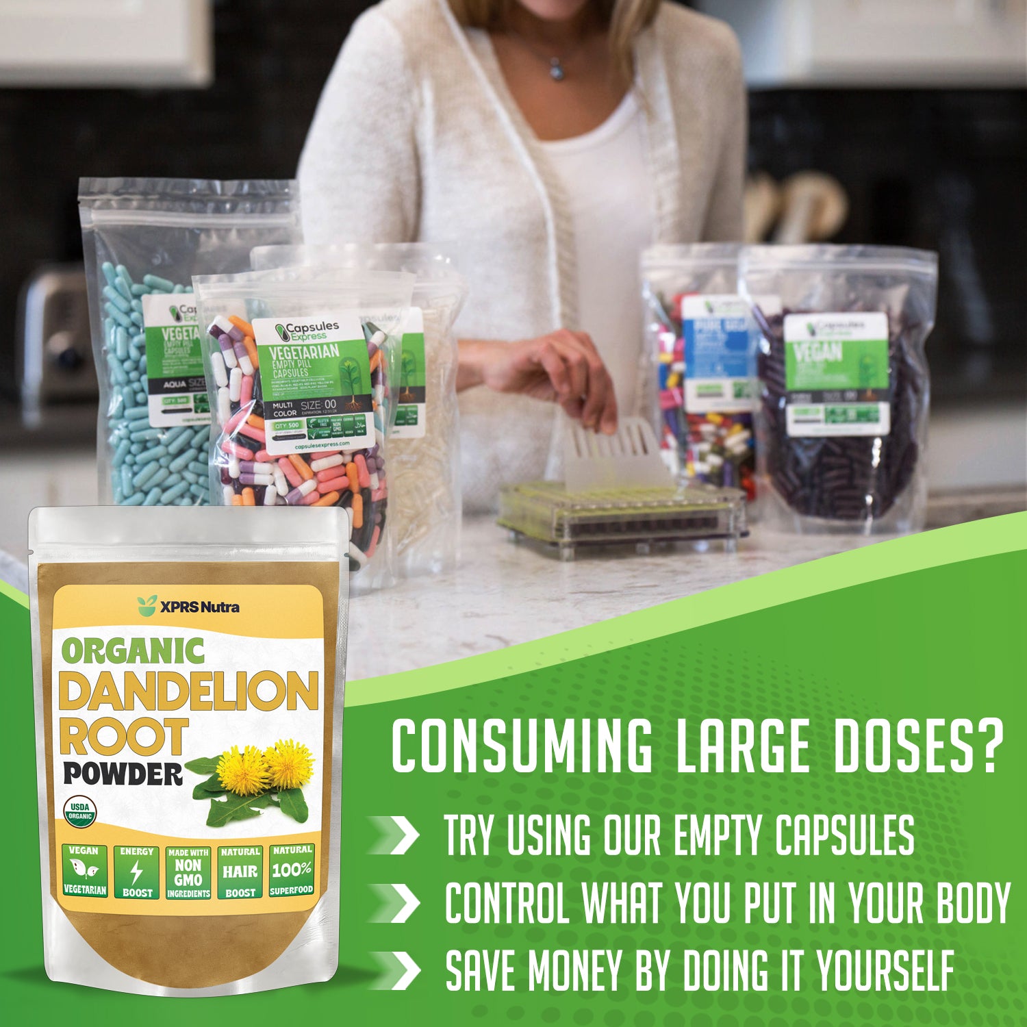 Organic Dandelion Root Powder
