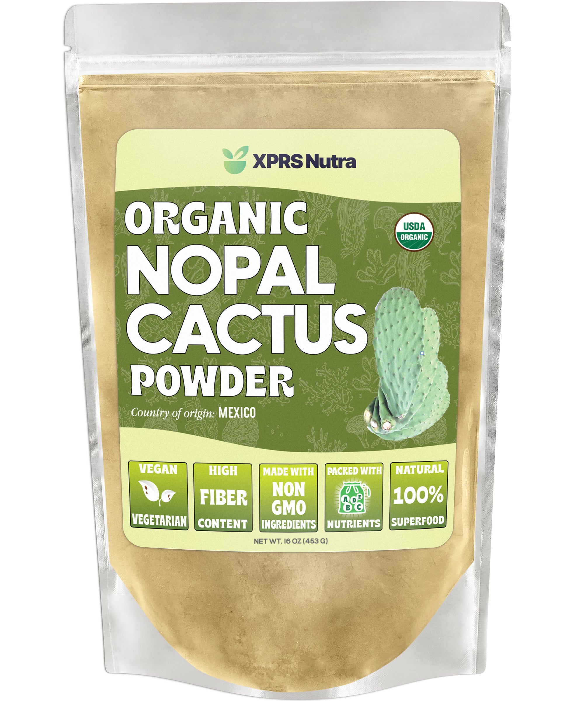 Organic Nopal Cactus Powder