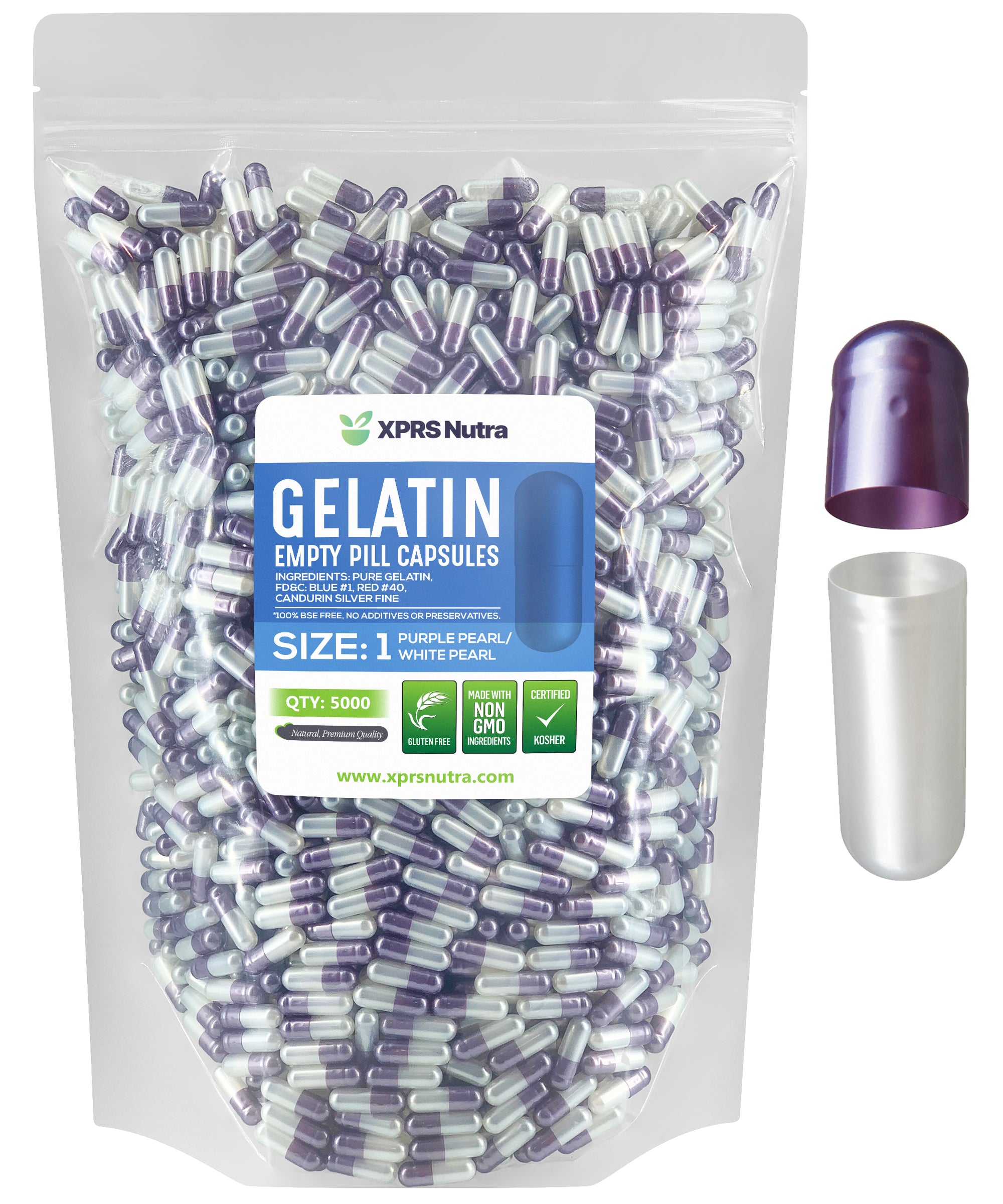 Size 1 Empty Gelatin Capsules