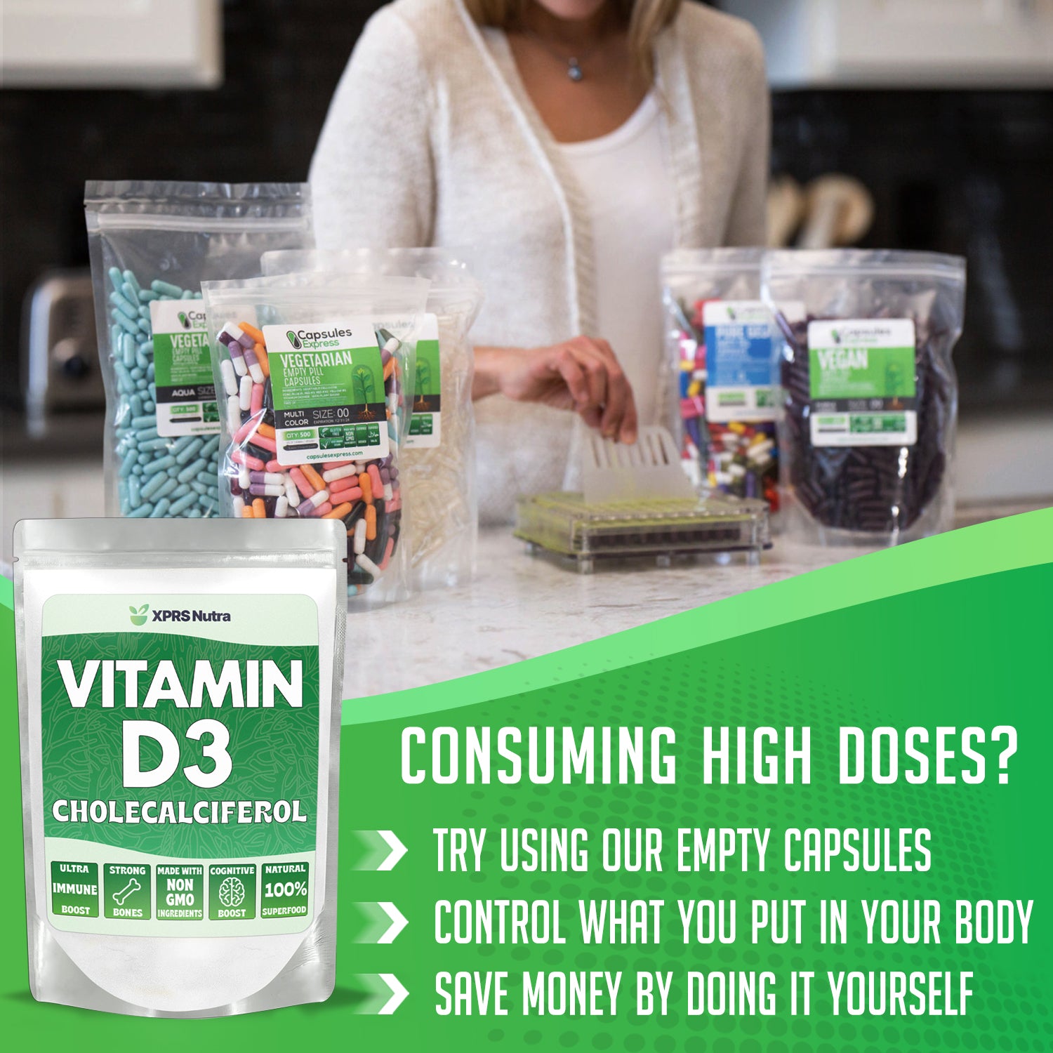 Vitamin D3 (Cholecalciferol) Powder