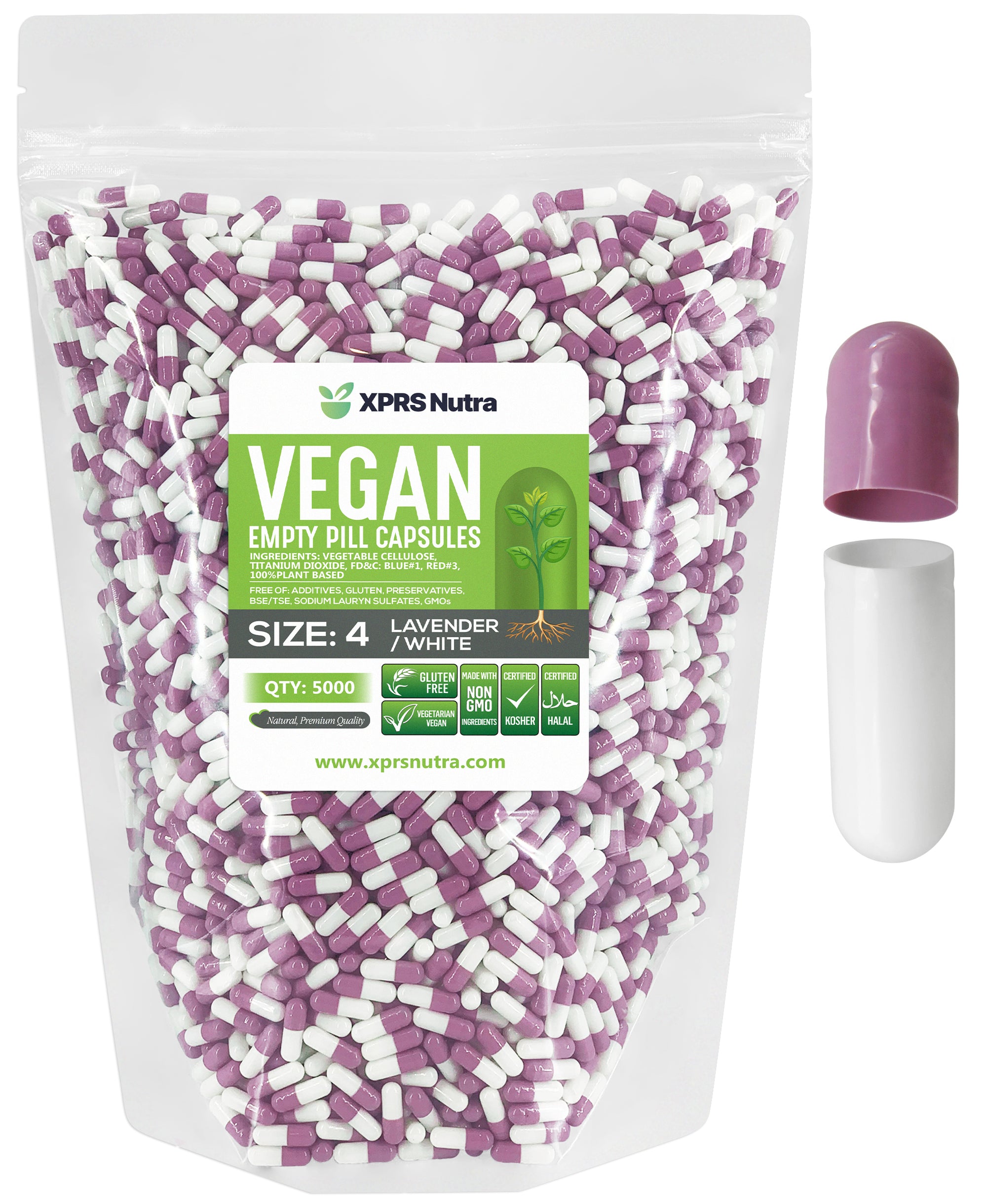 Size 4 Empty Vegan Capsules