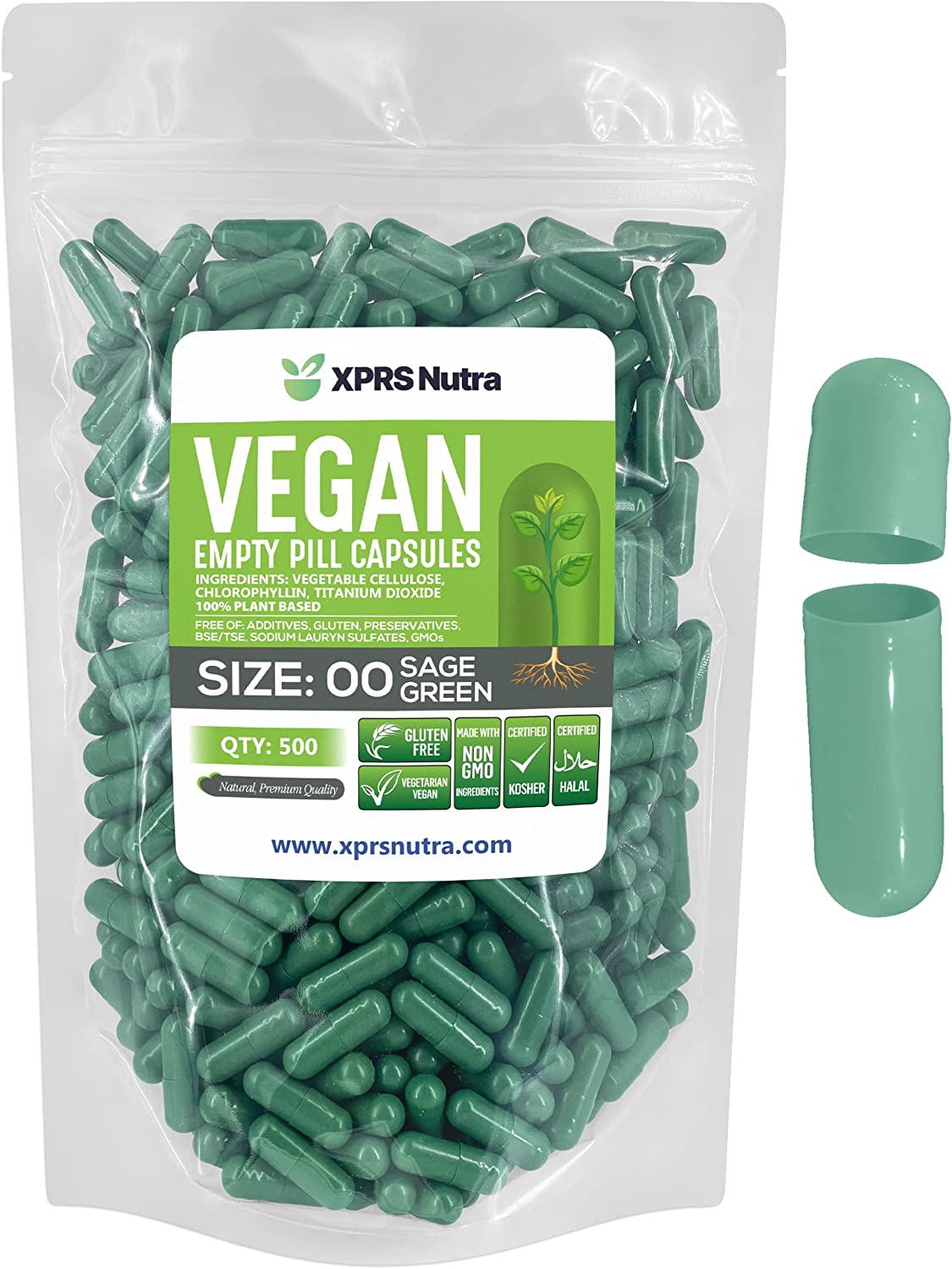 Size 00 Empty Vegan Capsules
