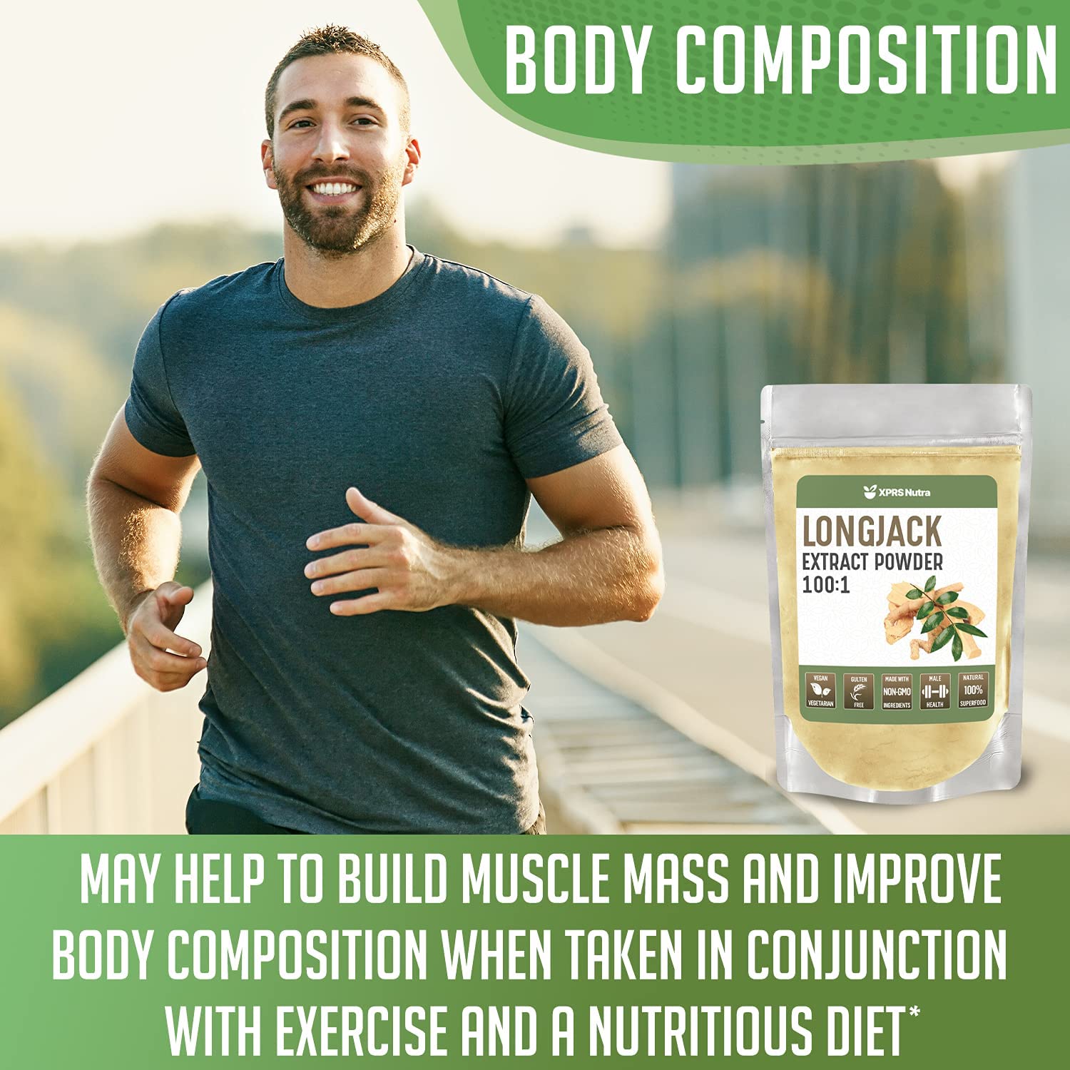 Longjack Tongkat Ali Powder Extract 100:1