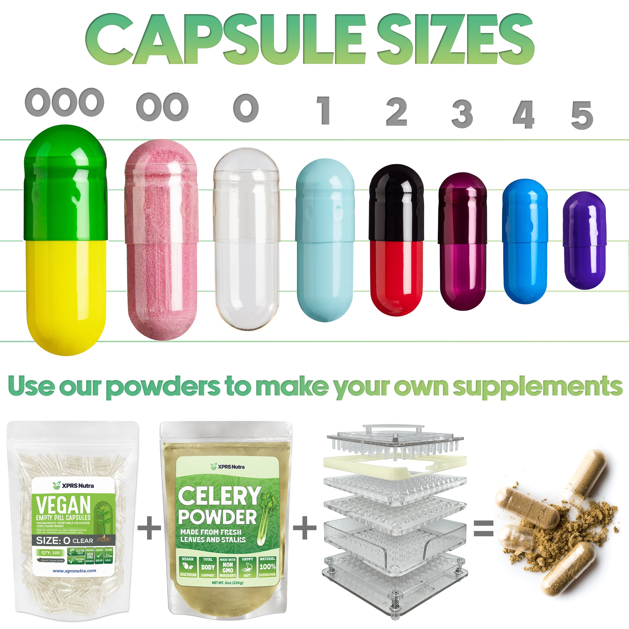 Empty Clear Enteric Coated Gelatin Capsules