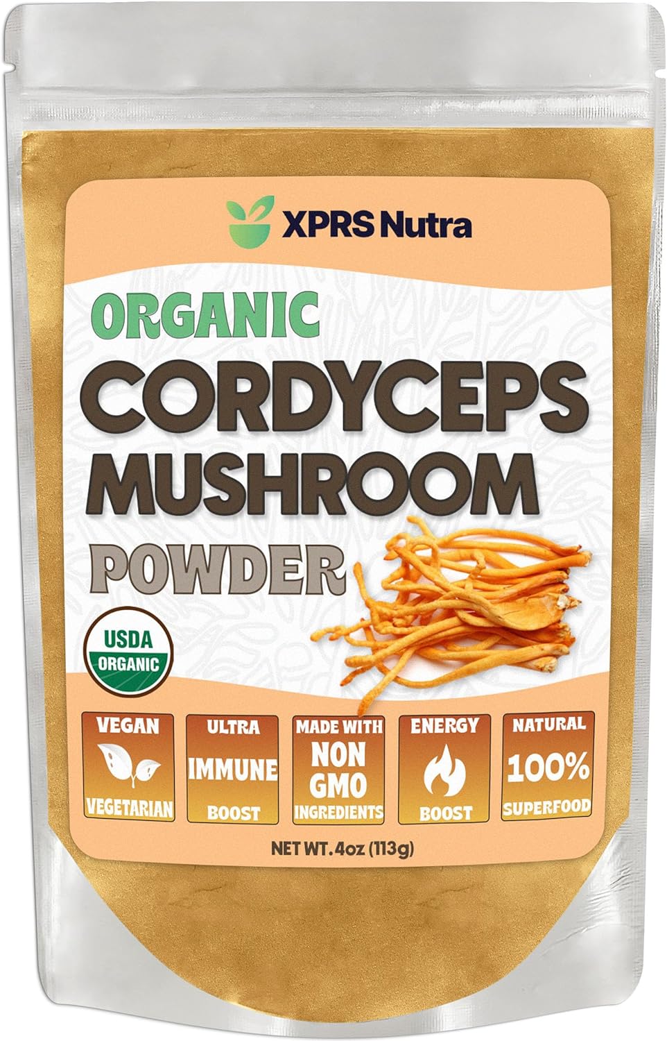 Organic Cordyceps Mushroom Powder