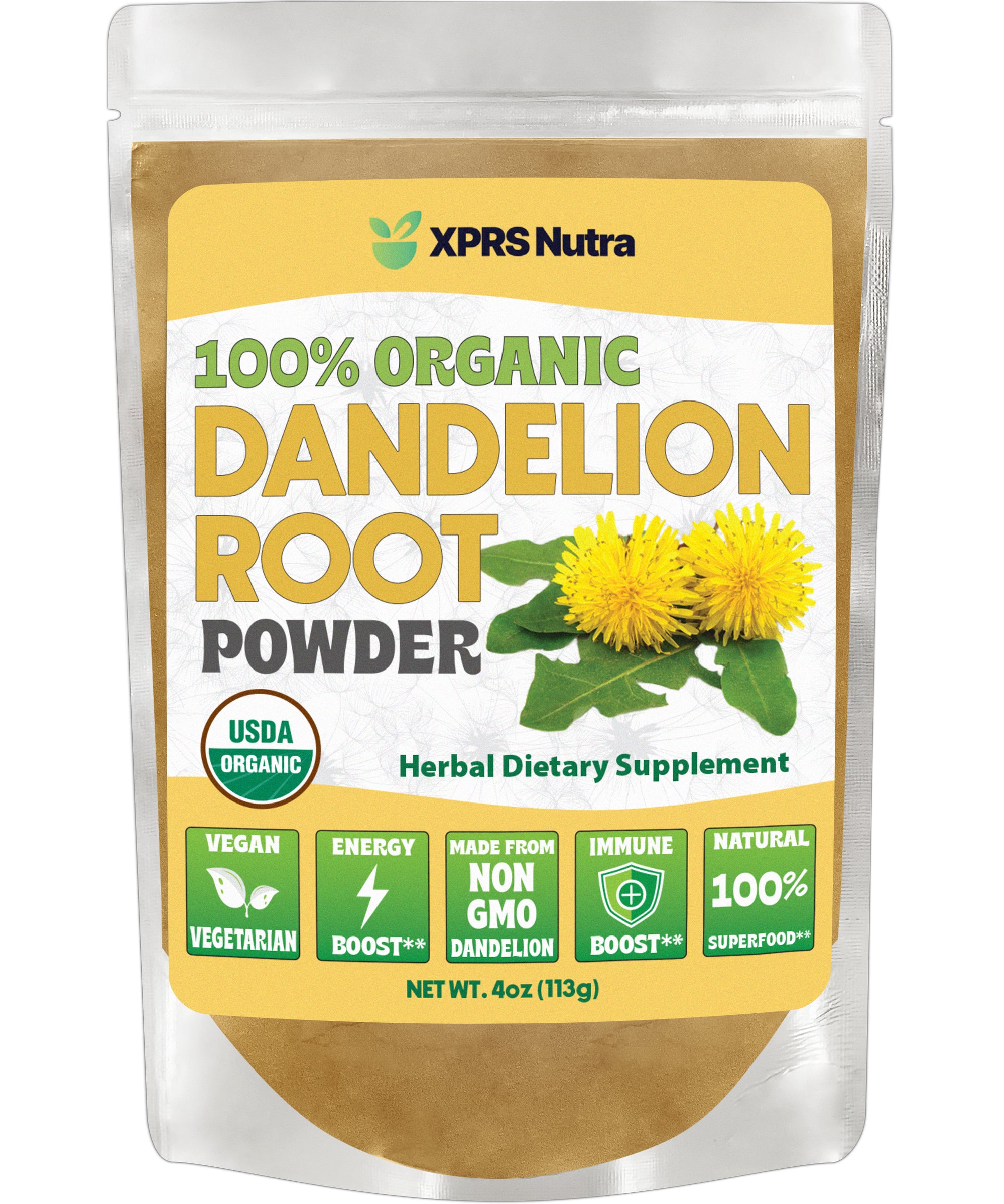 Organic Dandelion Root Powder
