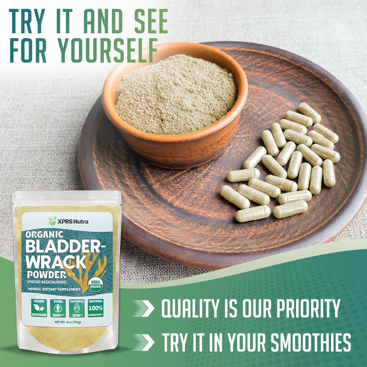 Organic Bladderwrack Powder