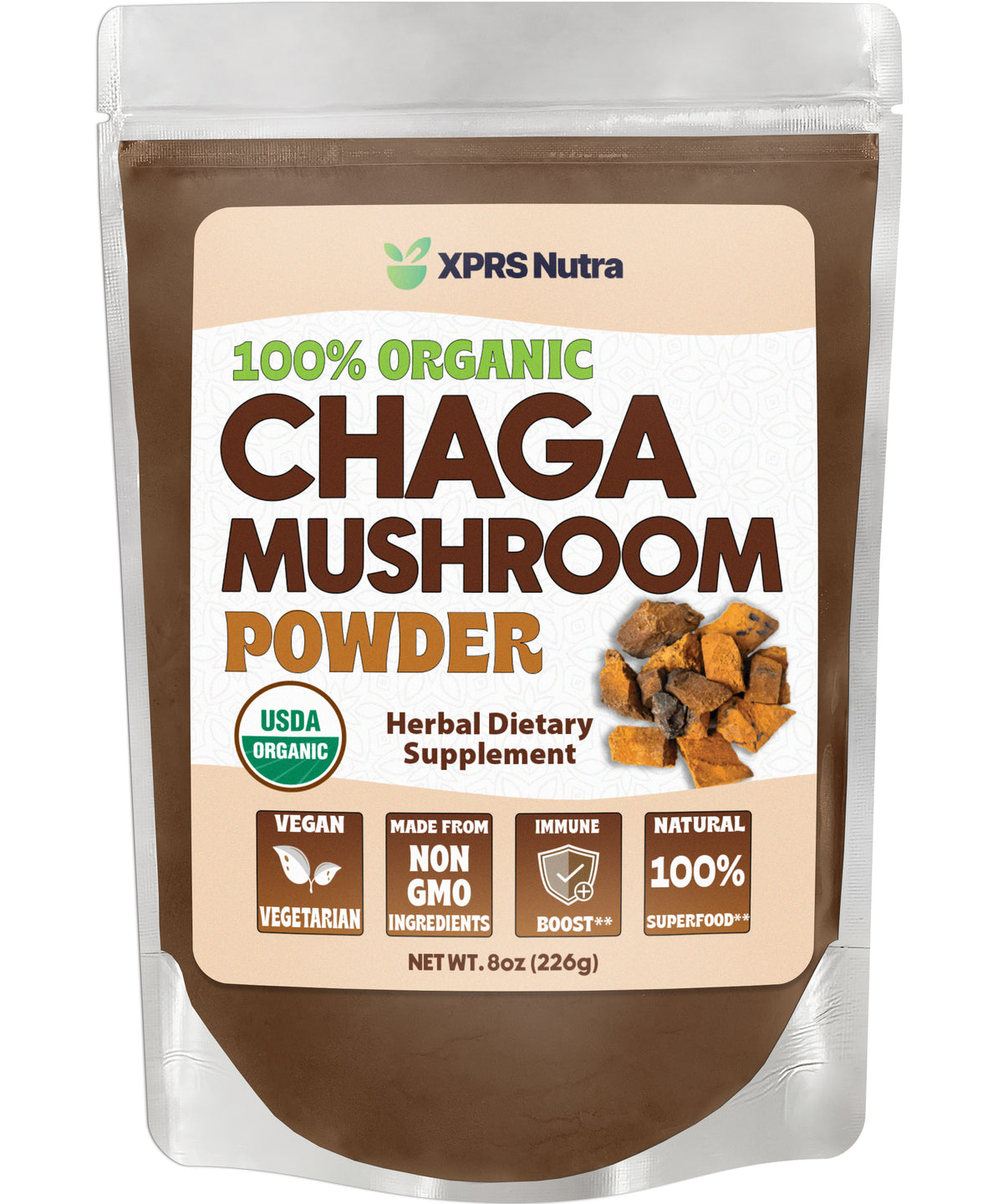 Organic Chaga Mushroom Powder