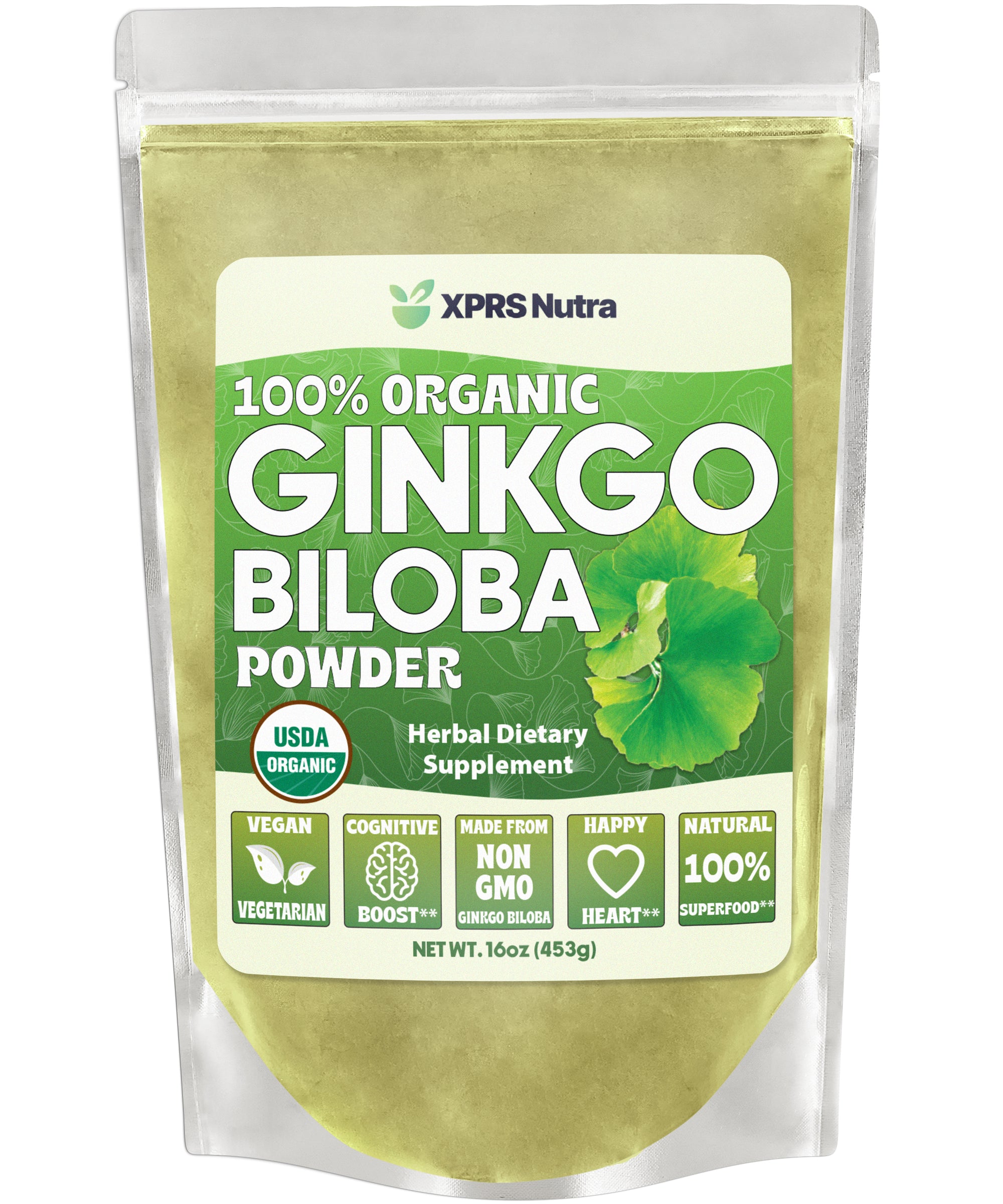 Organic Ginkgo Biloba Powder