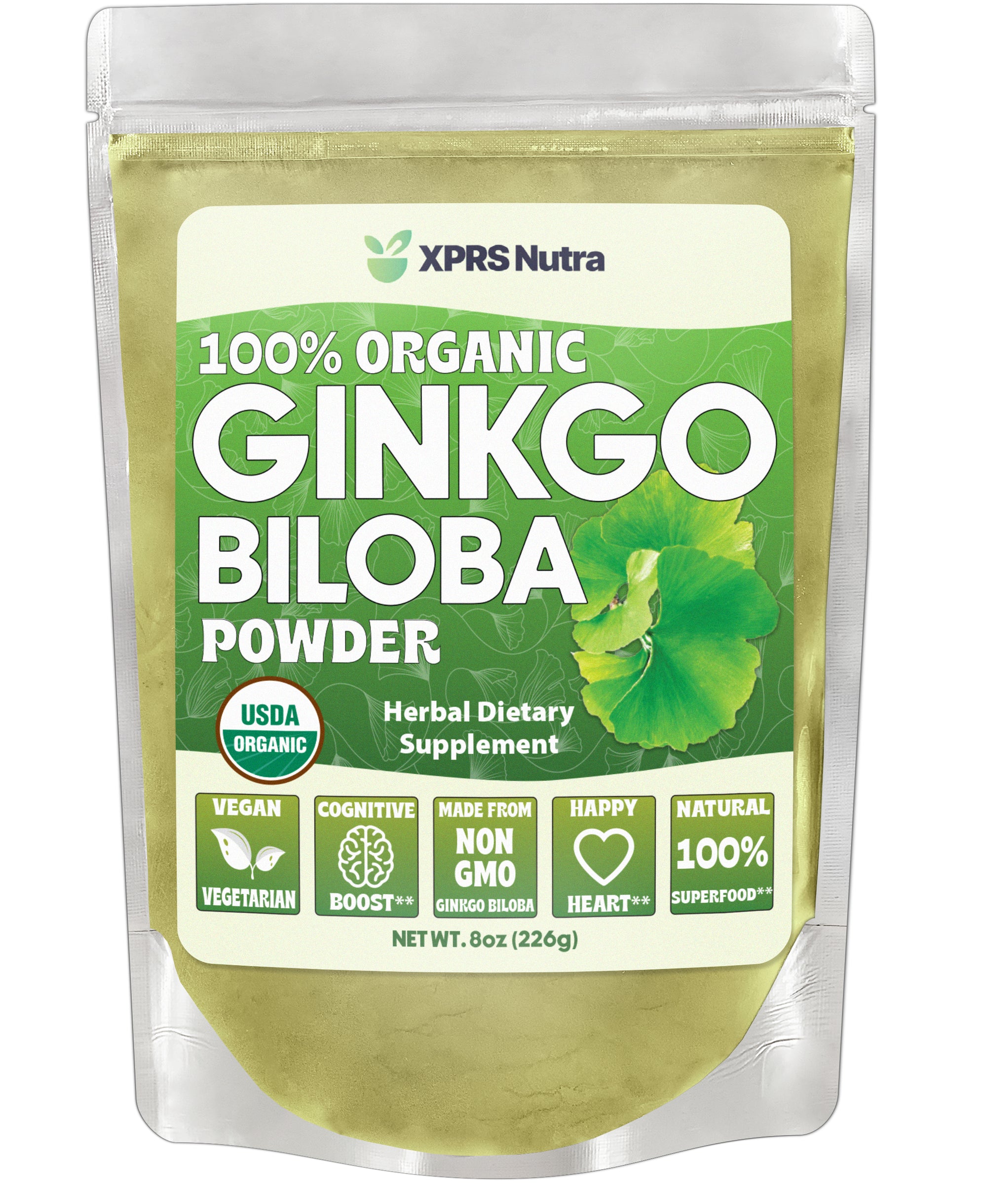 Organic Ginkgo Biloba Powder