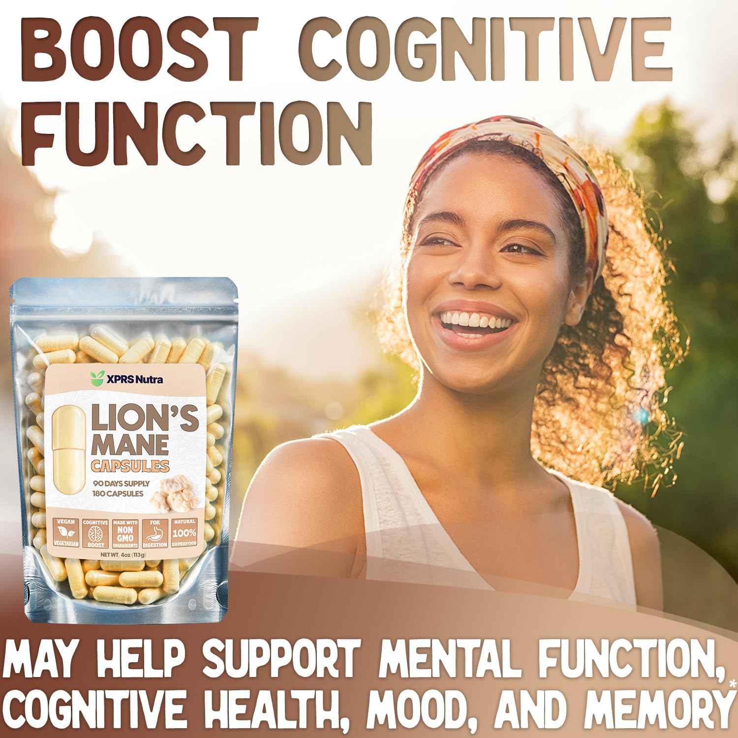 Lion's Mane Mushroom Powder Capsules