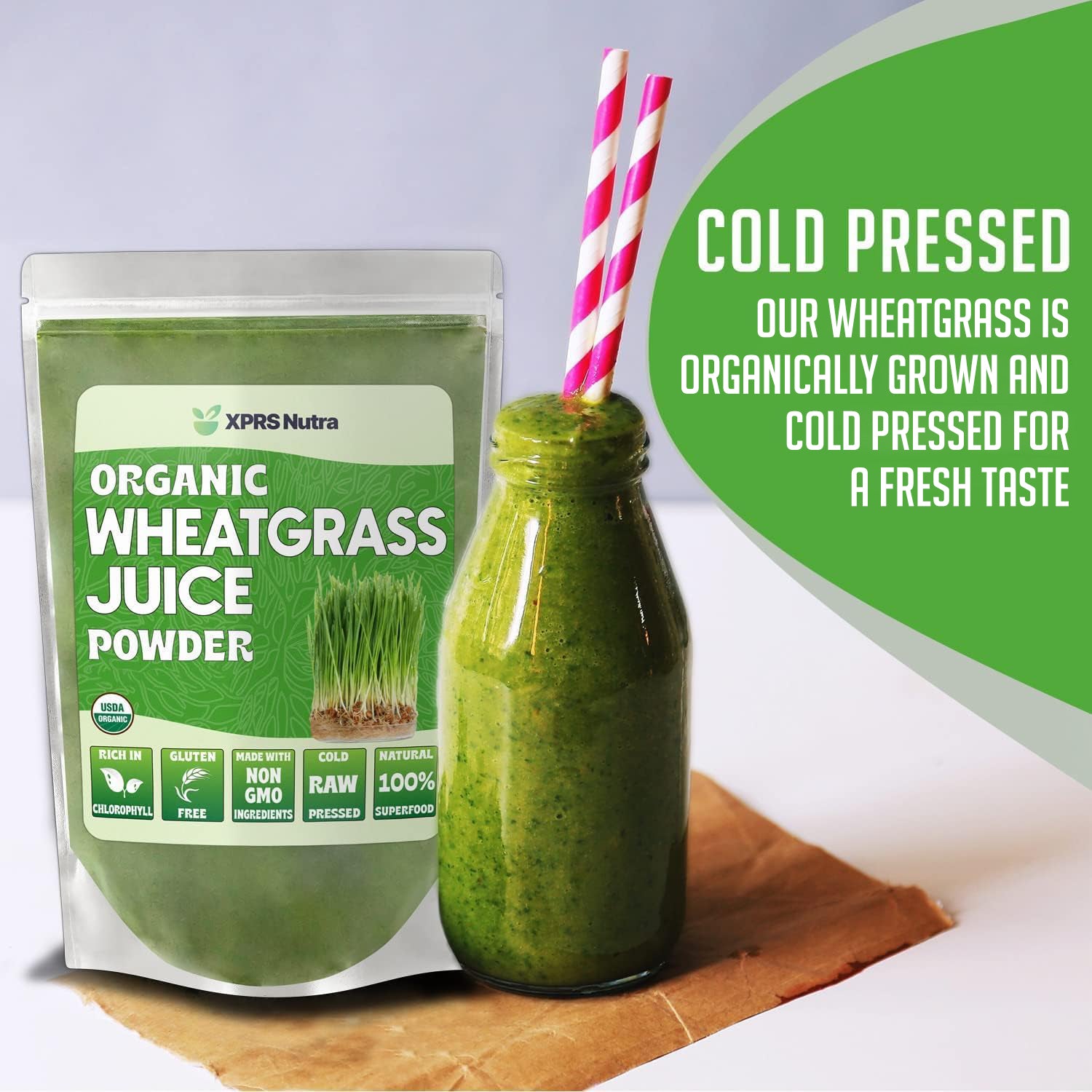 Organic Wheatgrass Juice Powder