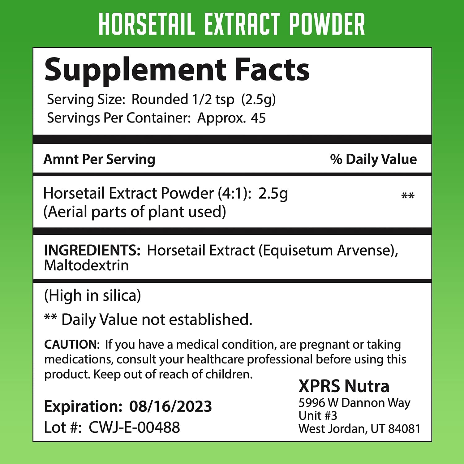 Horsetail Extract Powder